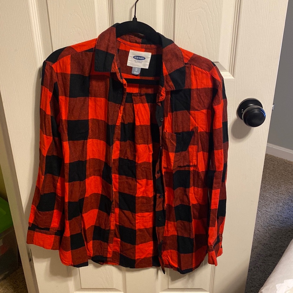 Plaid button up
